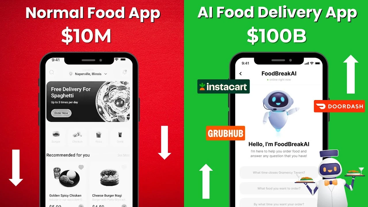 How to Build AI Food Delivery App Like Grubhub & Instacart in 2025
