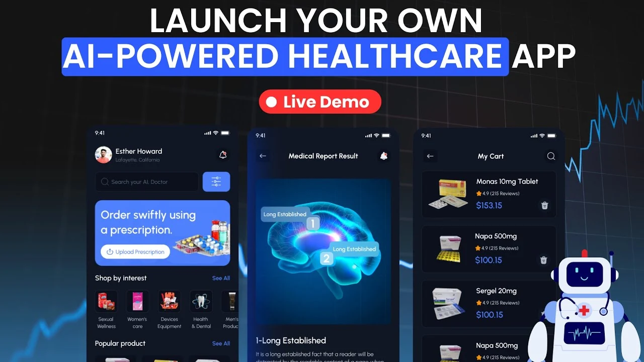 How to Build AI Healthcare Apps Like Doctronic, Wysa, & SkinVision in 2025